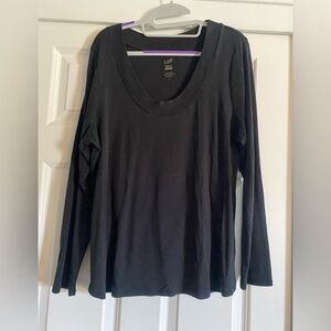 J. Jill Perfect Pima Black Long Sleeve